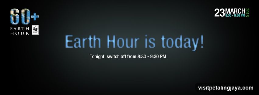 Earth Hour is today!