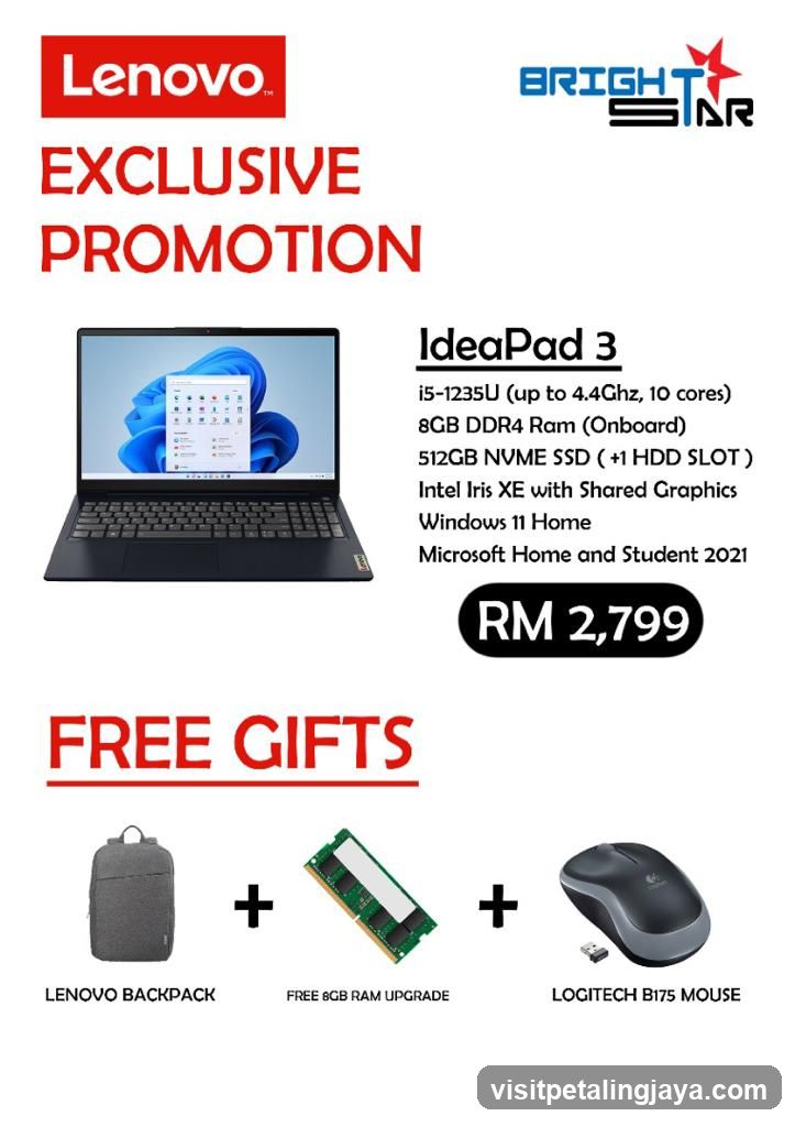 Lenovo IdeaPad 3 Exclusive Promotion
