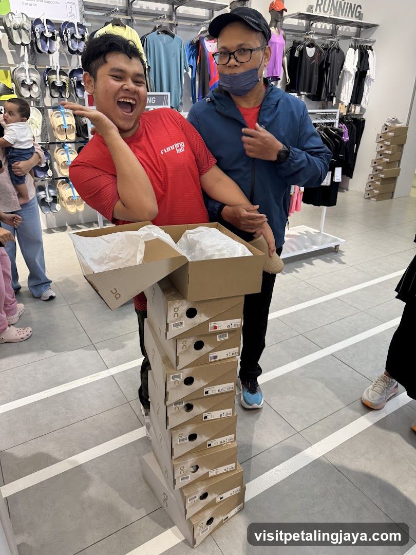 Shoe Store Interior with Product Display