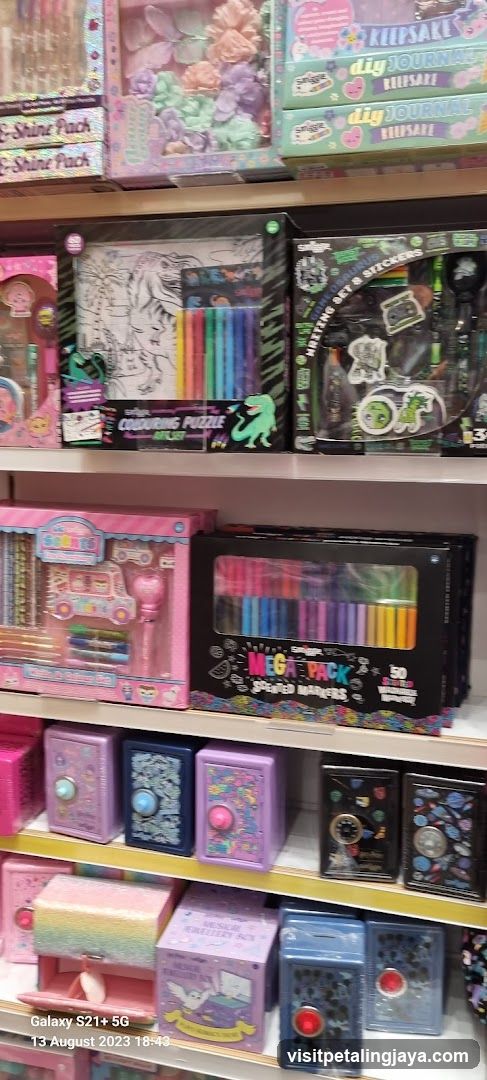 Stationery and Craft Supplies Display