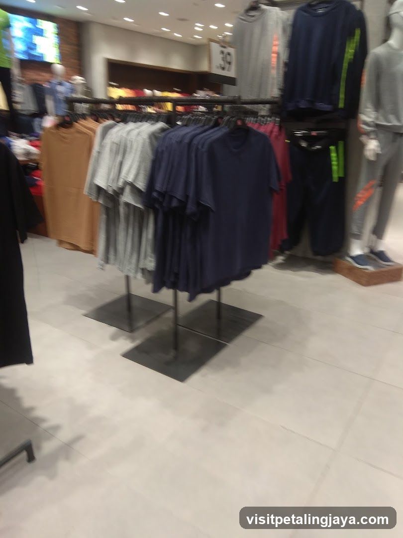 Clothing Store Interior Display