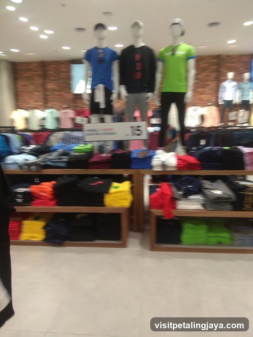 Clothing Store Interior Display