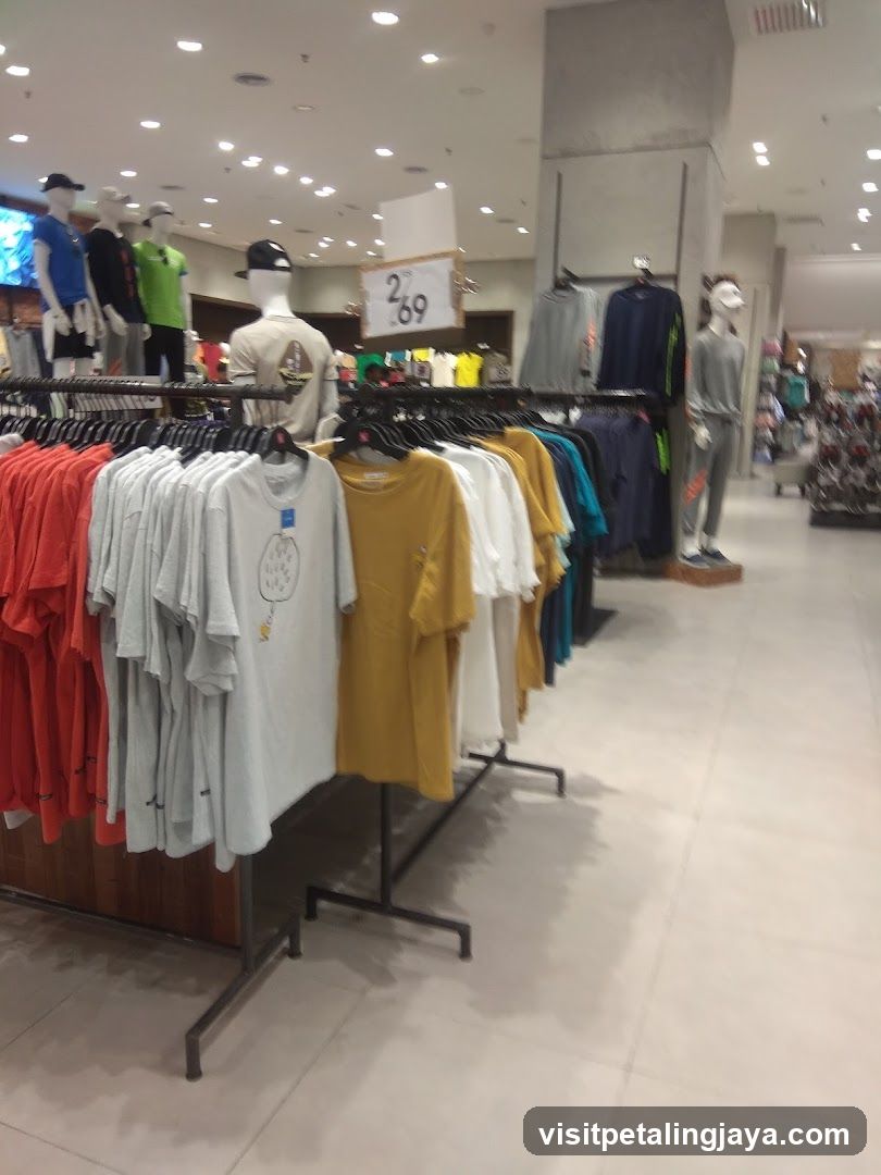 Clothing Store Interior Display