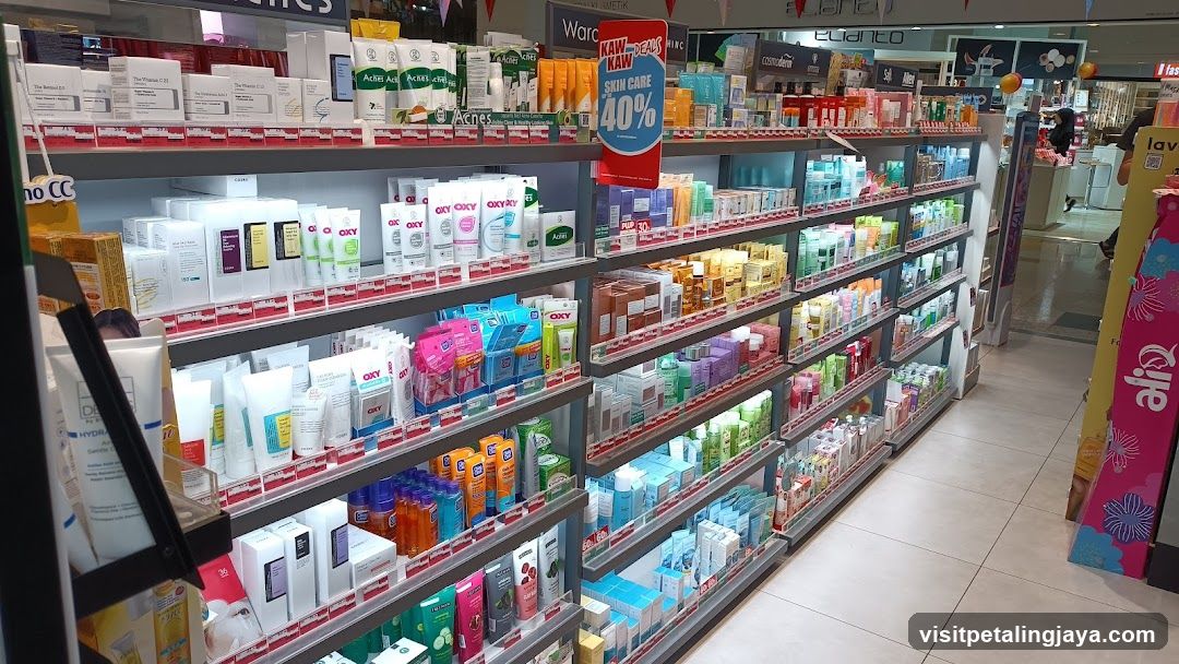 Beauty and Skincare Products Display