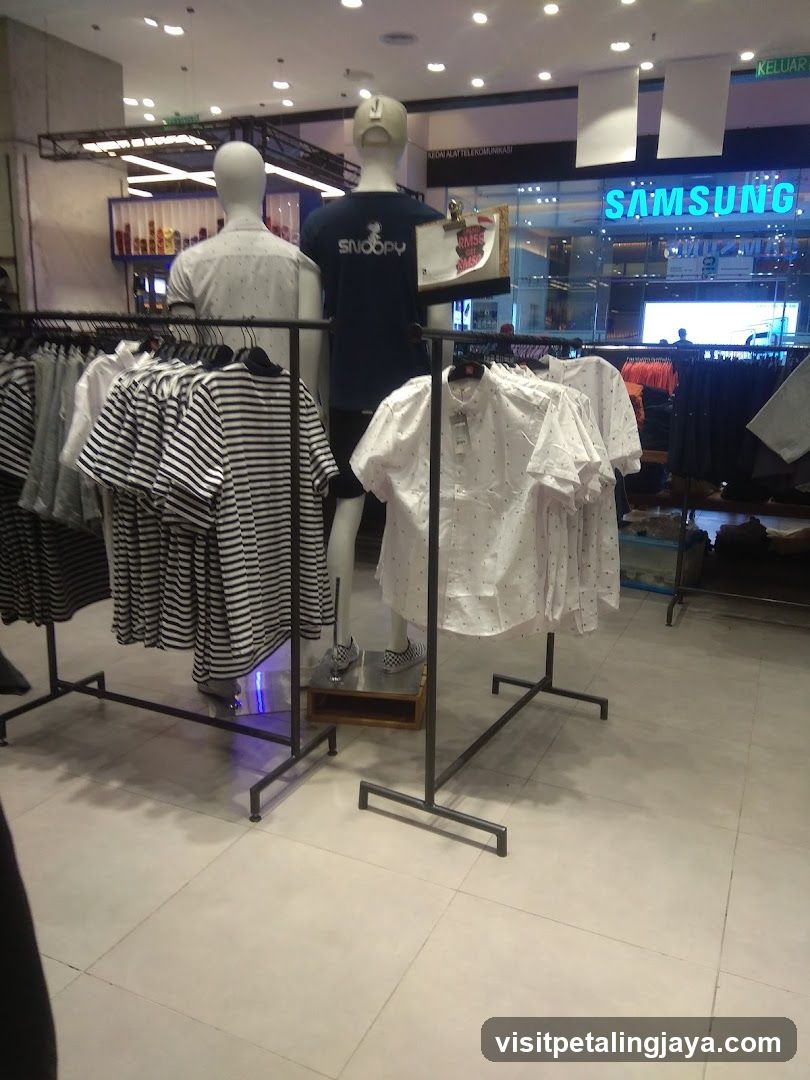 Clothing Store Interior Display