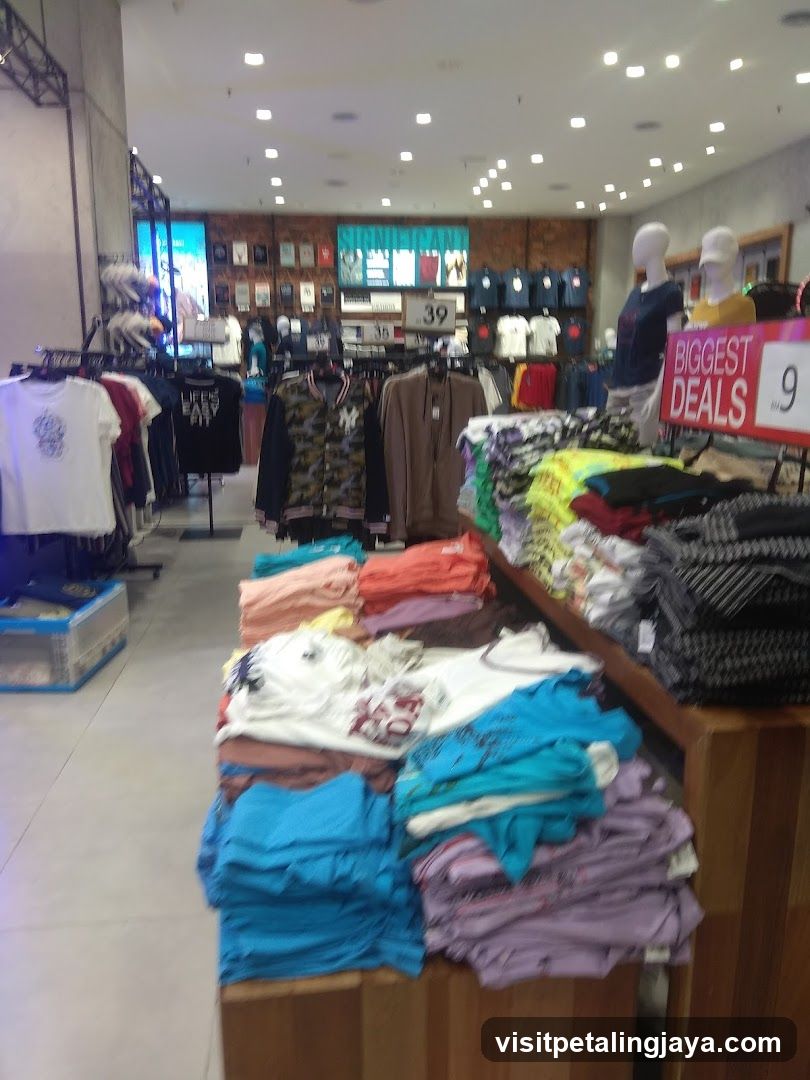 Clothing Store Interior Display