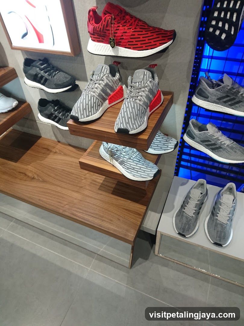 Shoe Display in Store