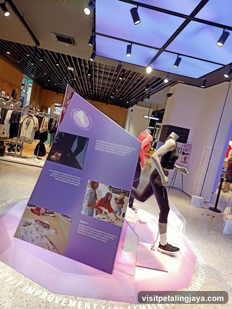 Athletic Wear Store Interior Display