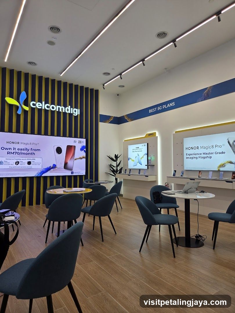 Celcom Digi Store Interior