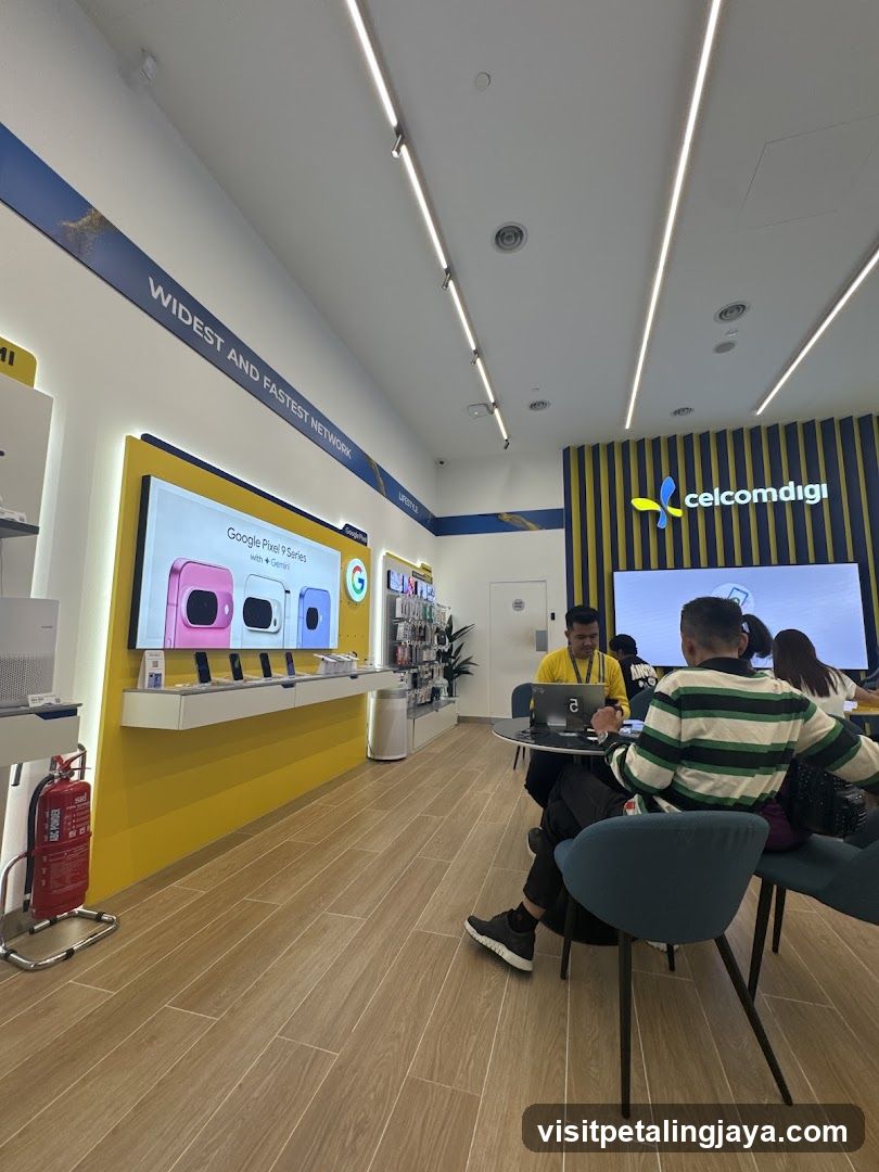 Celcom Digi Store Interior