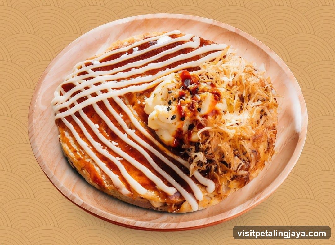 Okonomiyaki with Toppings