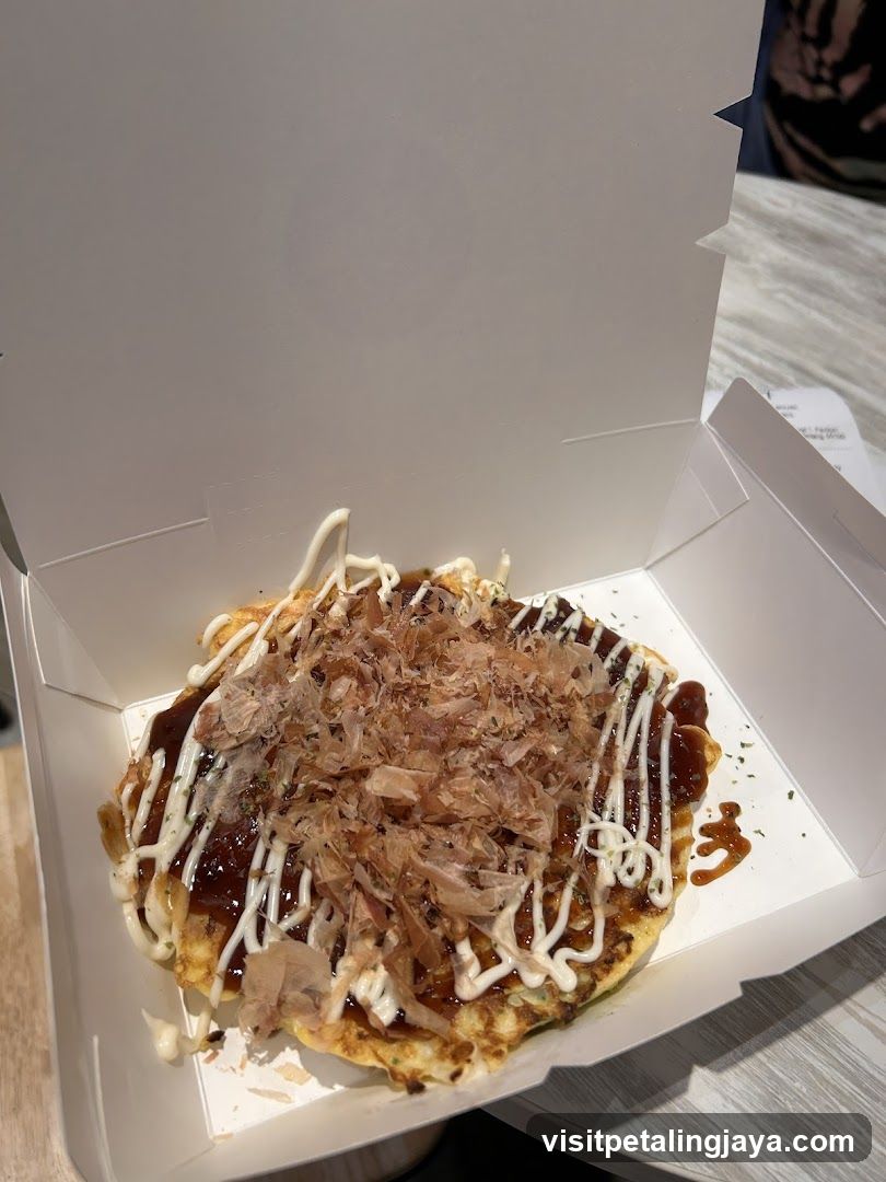 Okonomiyaki in a box