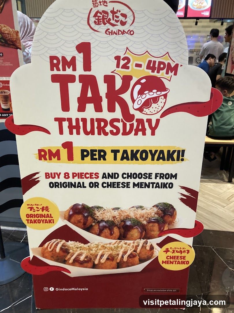Gindaco Takoyaki Promotion Stand