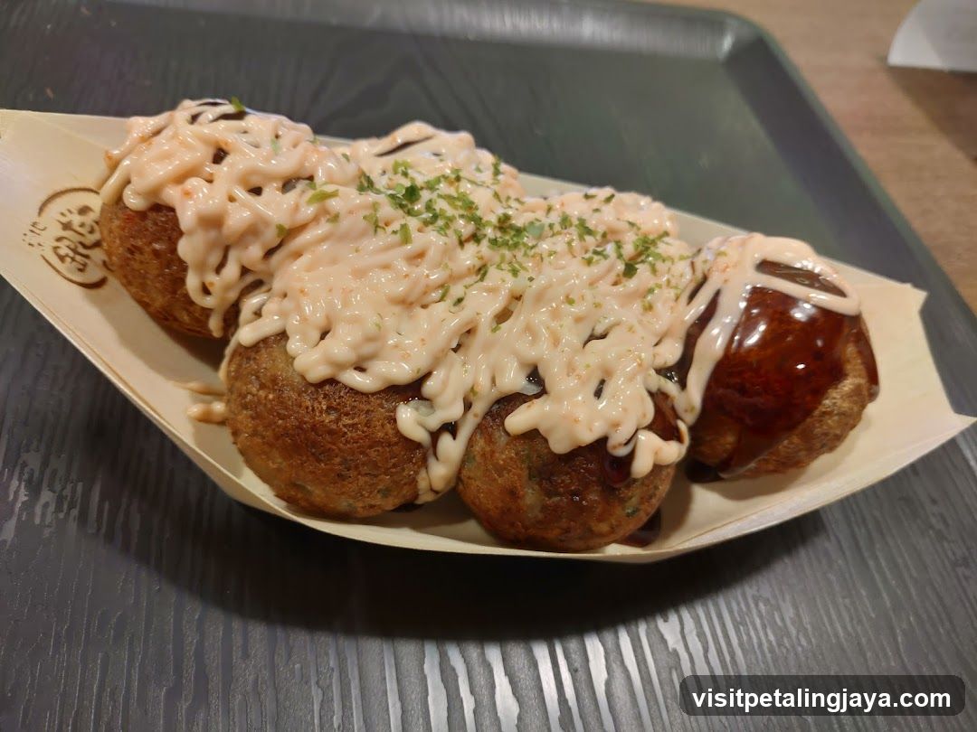 Tako Yaki with Sauce