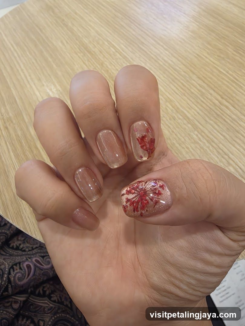 Autumn-themed Nail Art