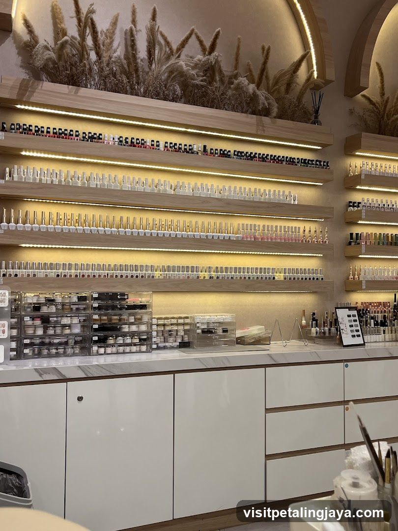 Nail Salon Interior Display