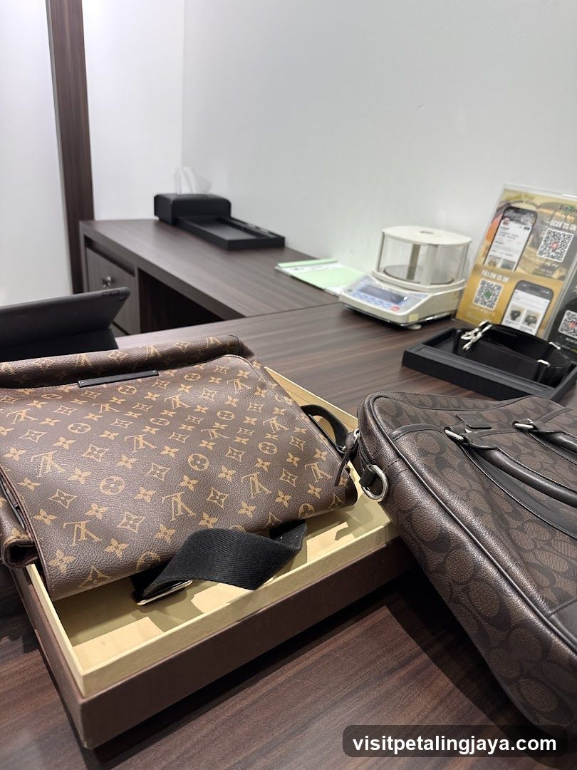 Luxury Handbags Display