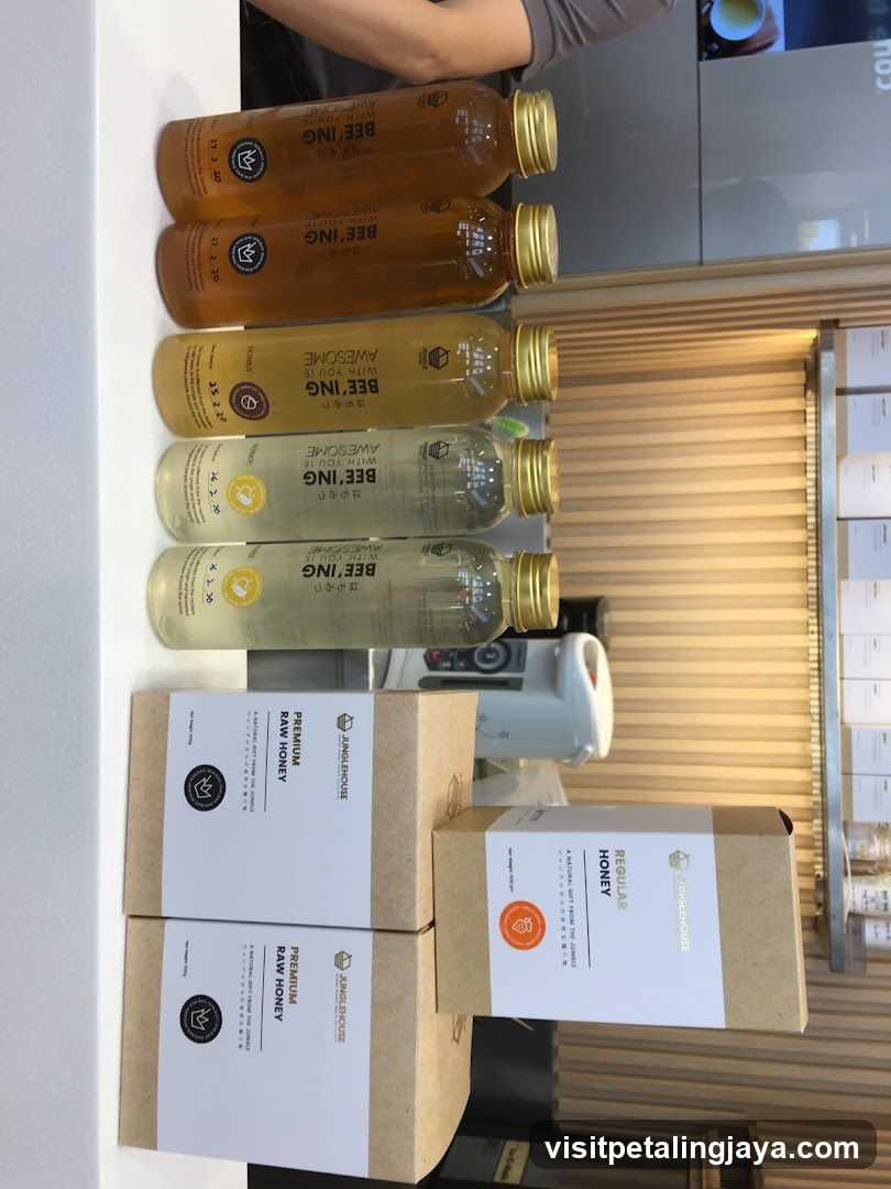Bee King Honey Products Display