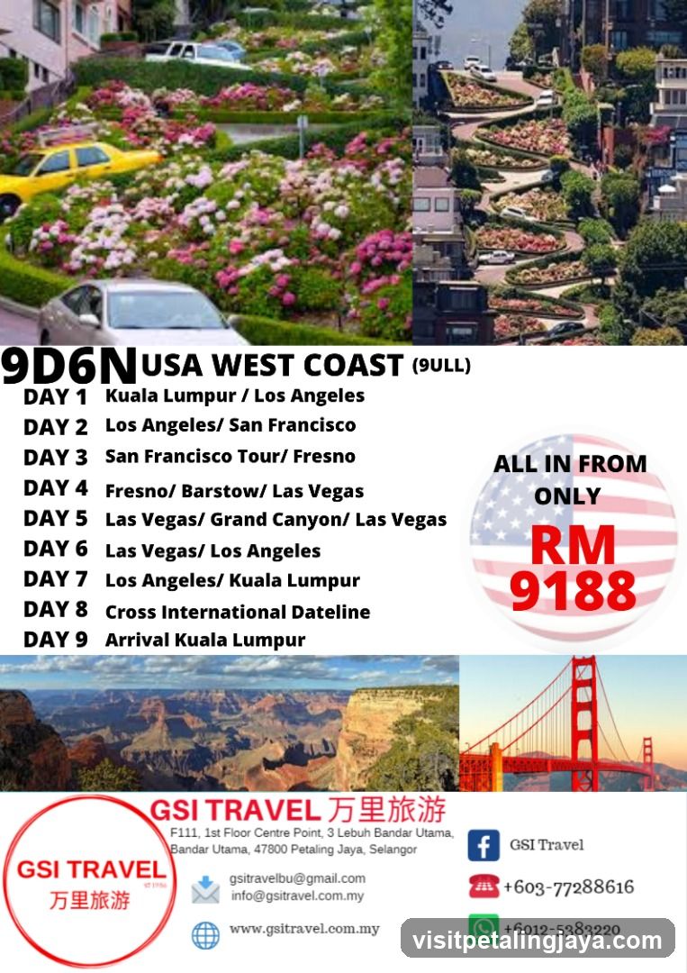 9D6N USA WEST COAST (9ULL)