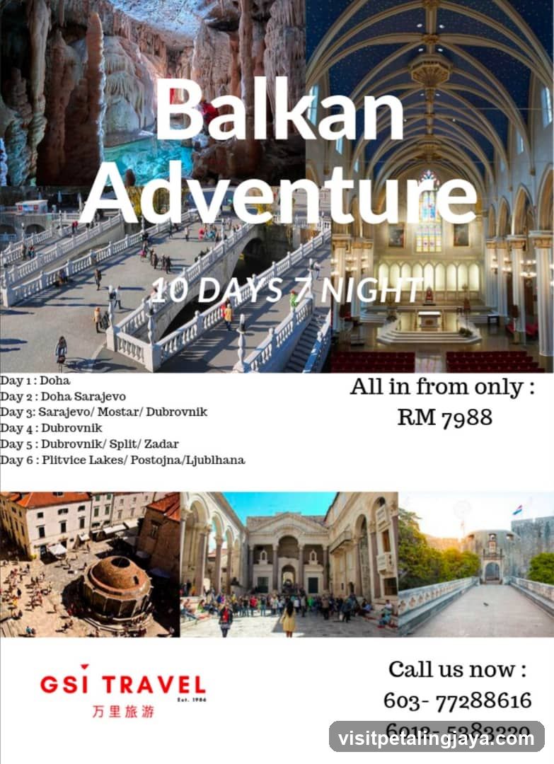 Balkan Adventure Travel Flyer