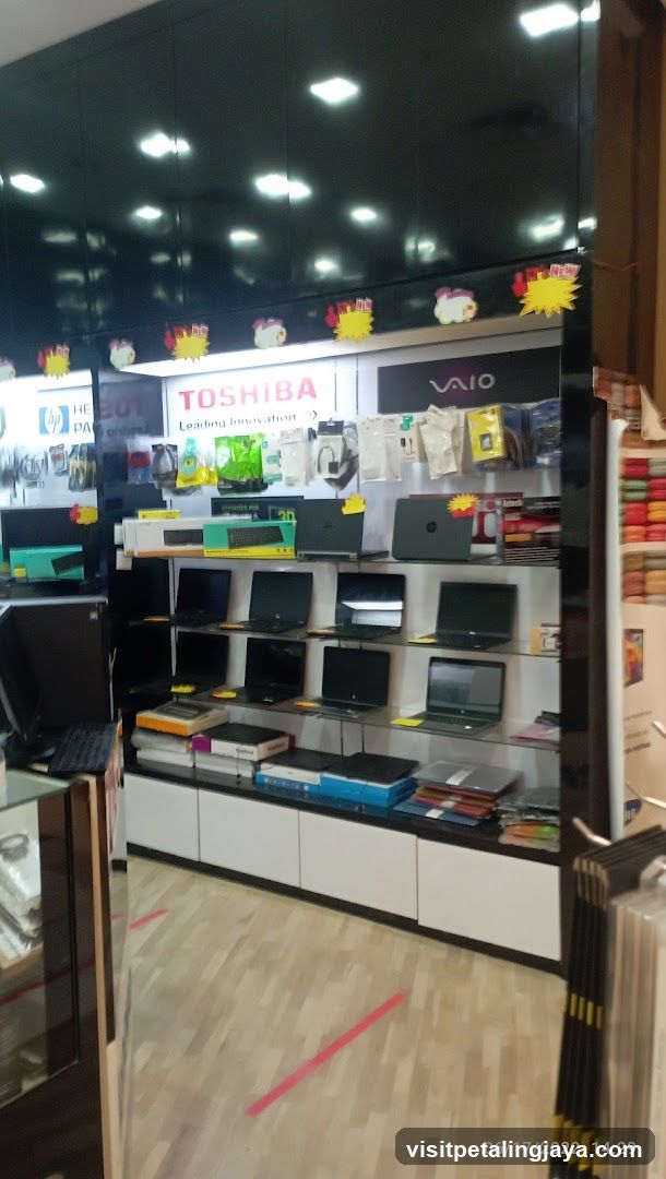 Electronics Store Interior Display