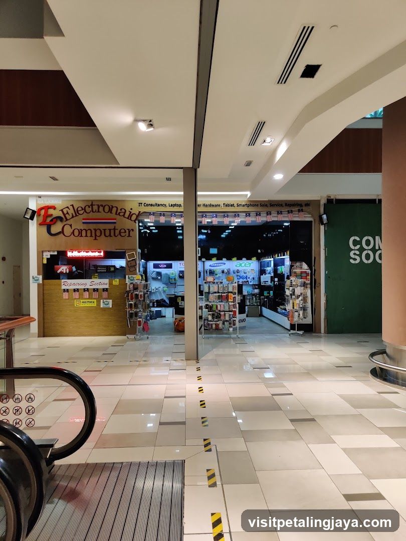 Shopping Mall Interior View
