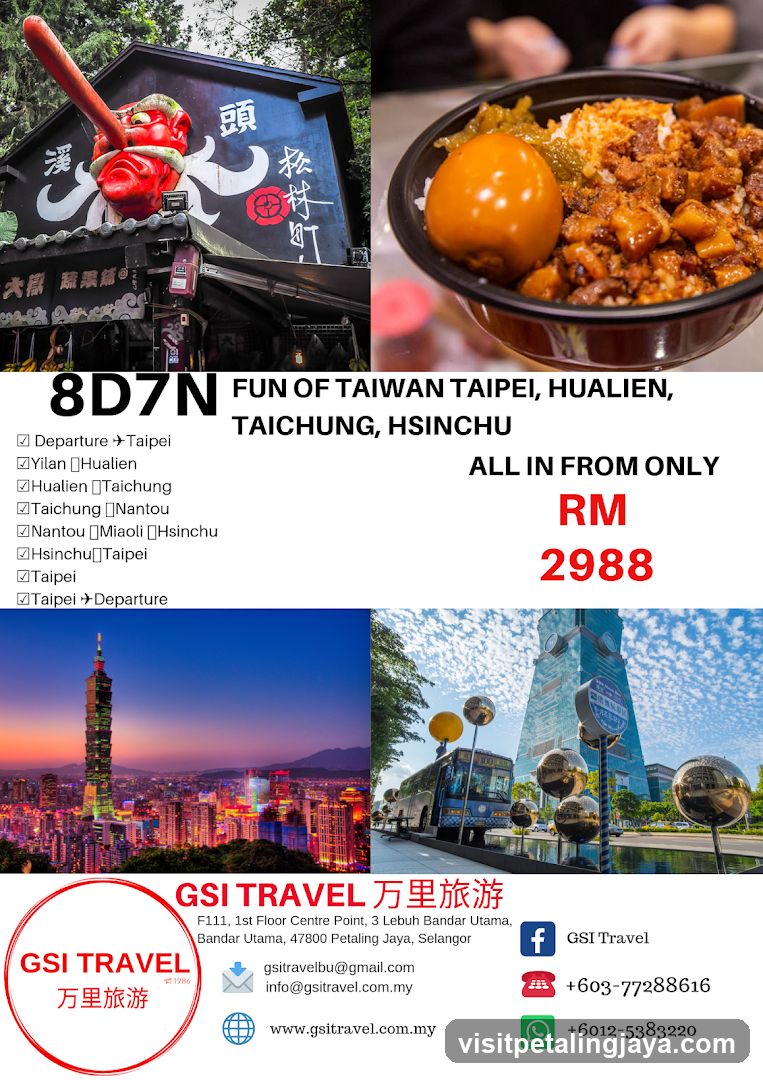 Taiwan Travel Package Ad