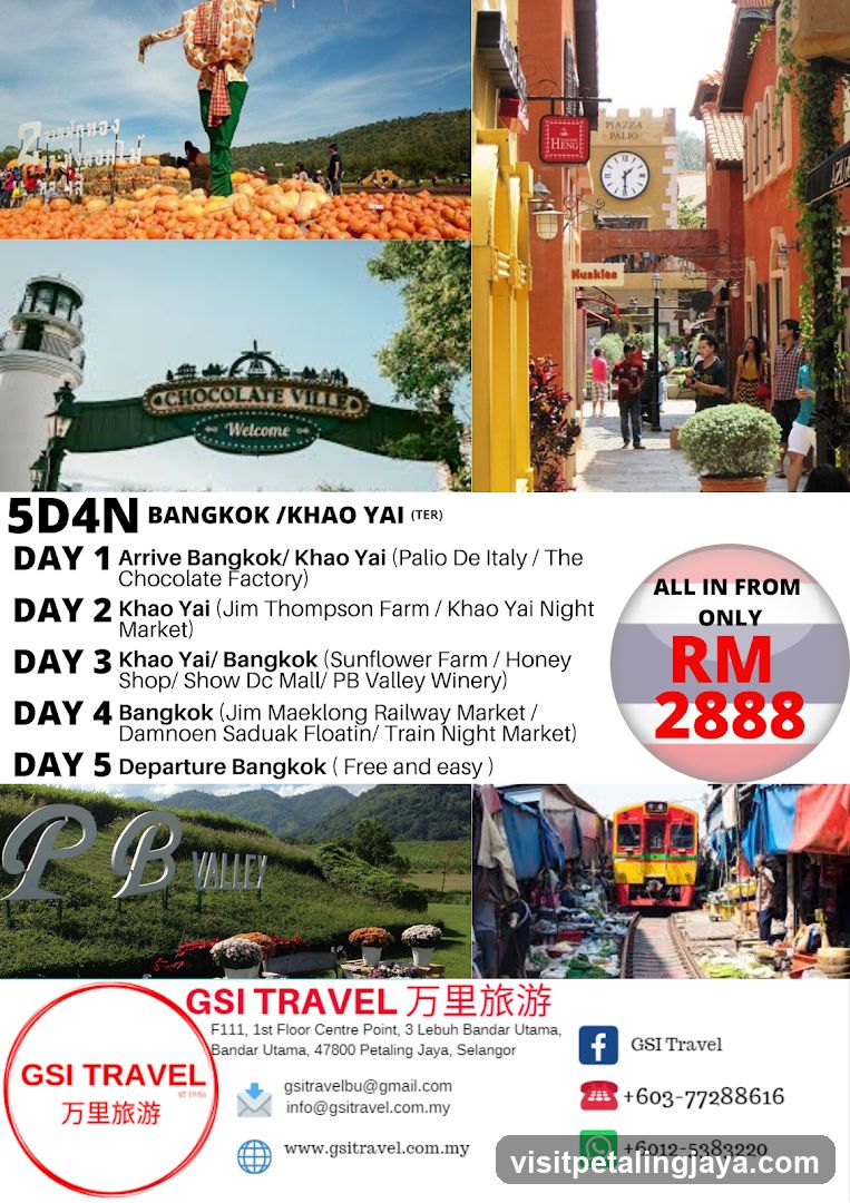 5D4N Bangkok / Khao Yai (TER)