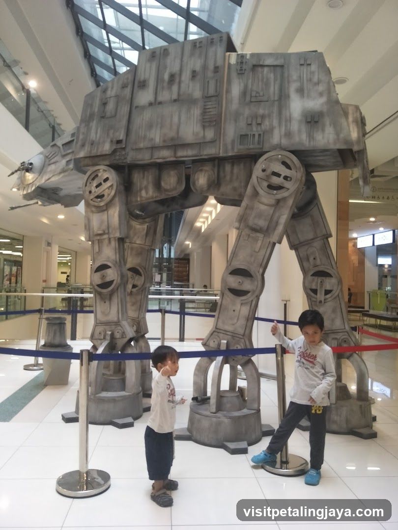 AT-AT Walker Display in Mall