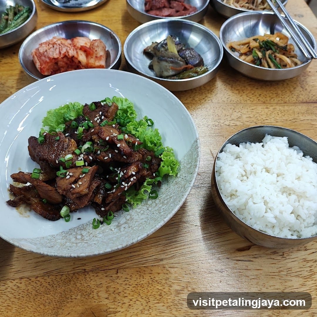 Korean Meal Spread