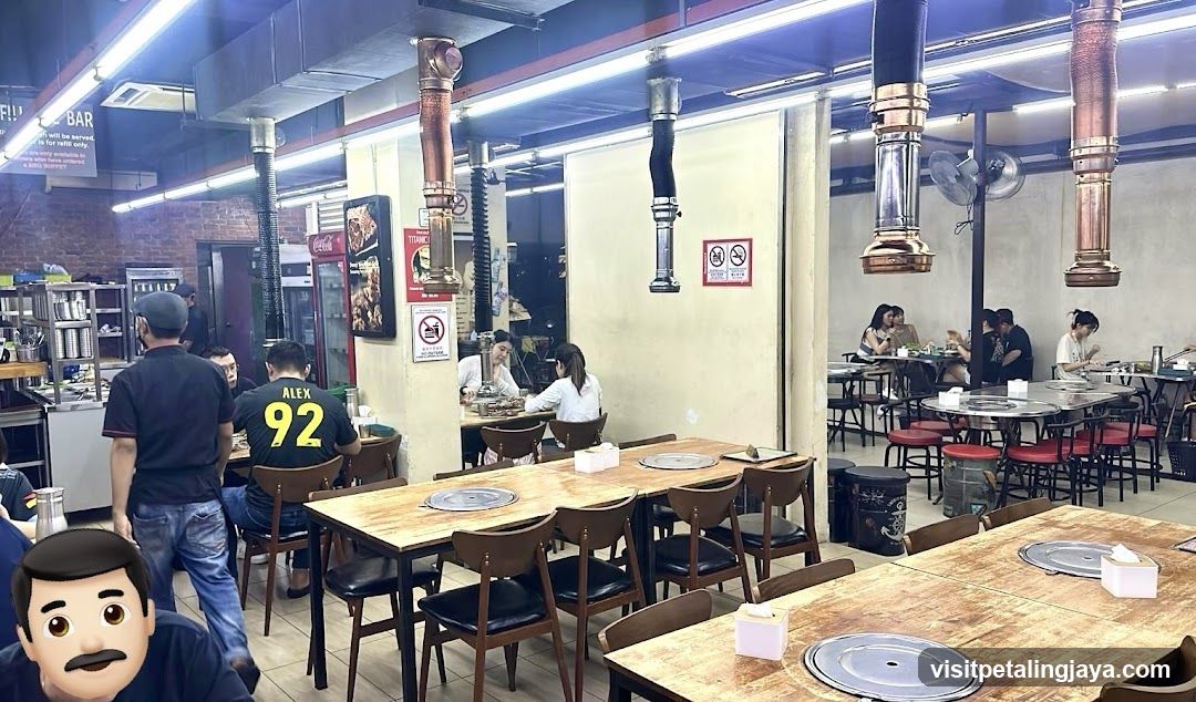 Restaurant Interior with Copper Vents