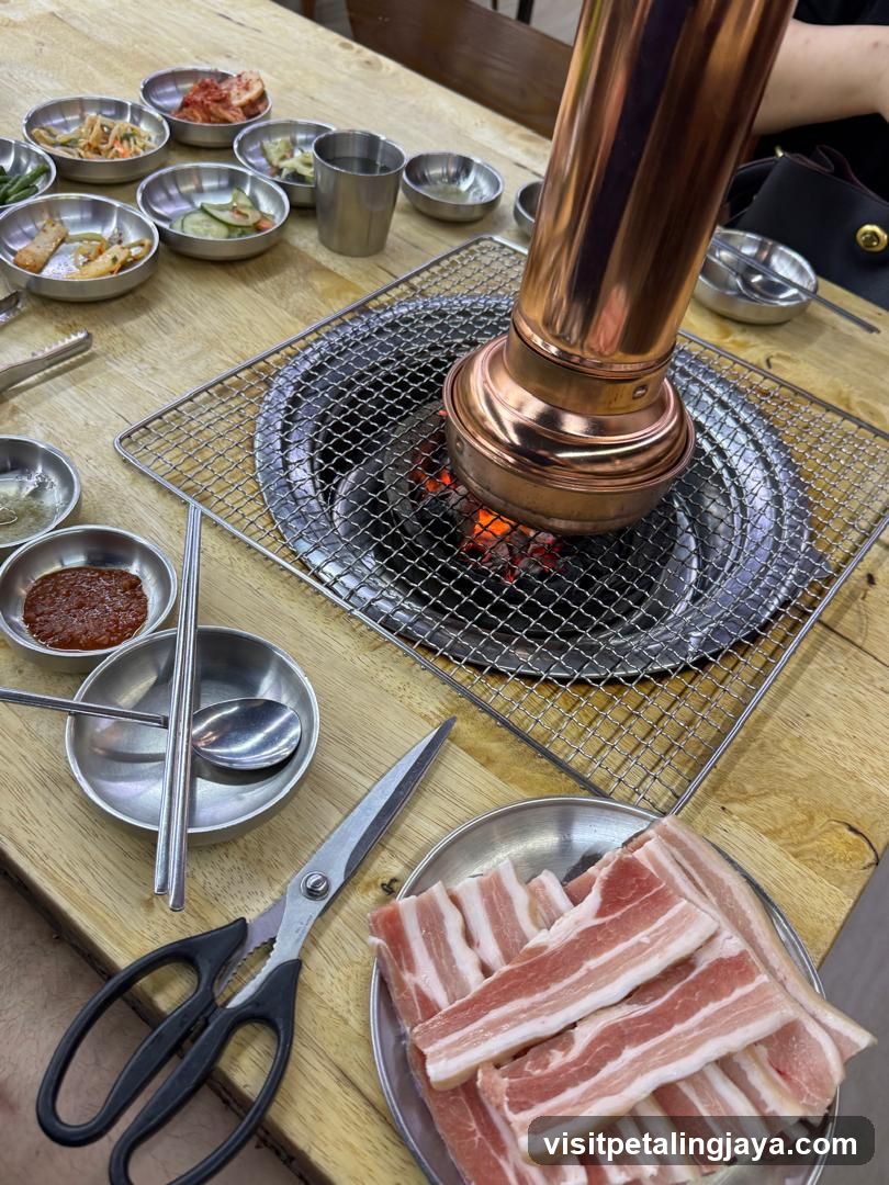 Korean BBQ Table Setting