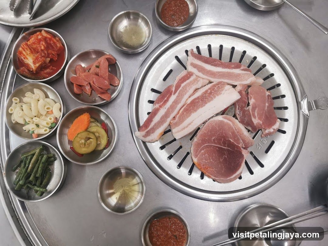 Korean BBQ Table Spread