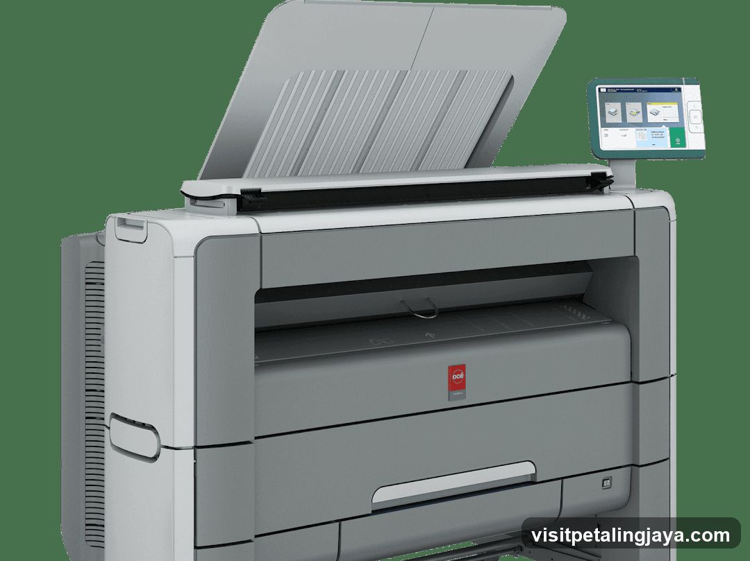 Large Office Printer with Scanner and Touch Screen