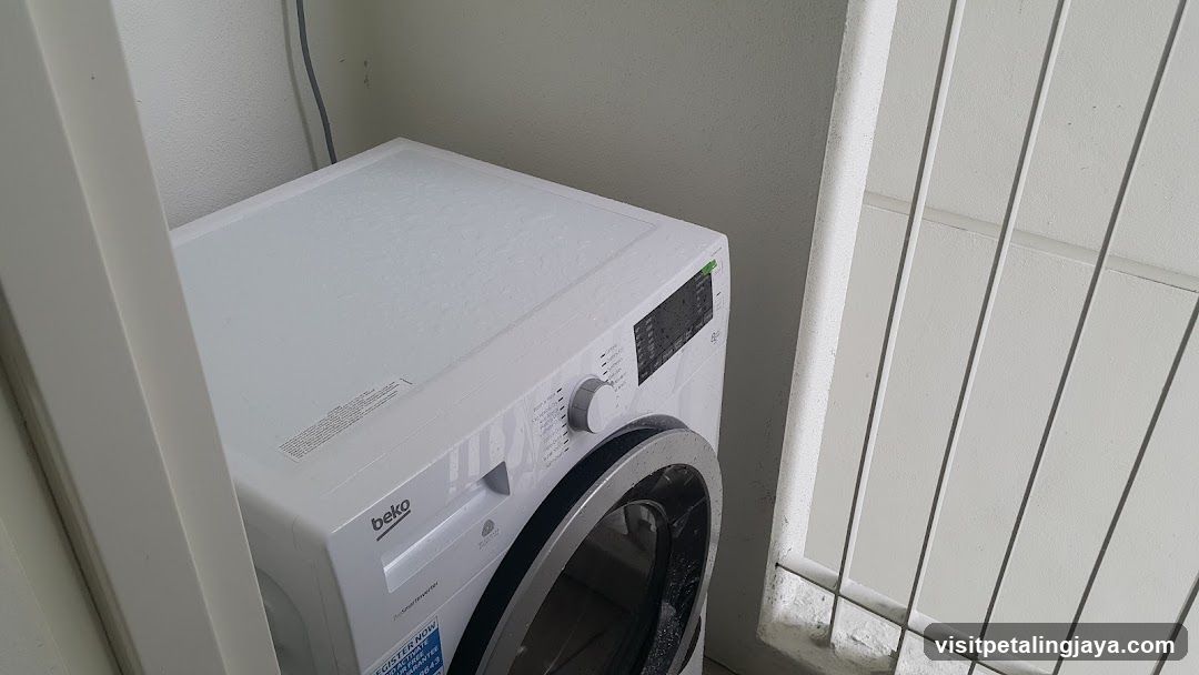 Beko Washing Machine in Corner
