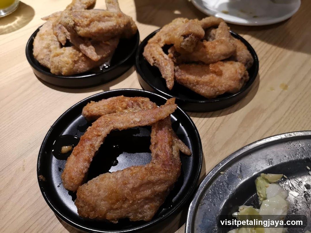 Fried Chicken Wings on Table