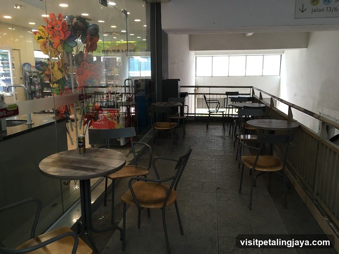 Outdoor Cafe Seating Area