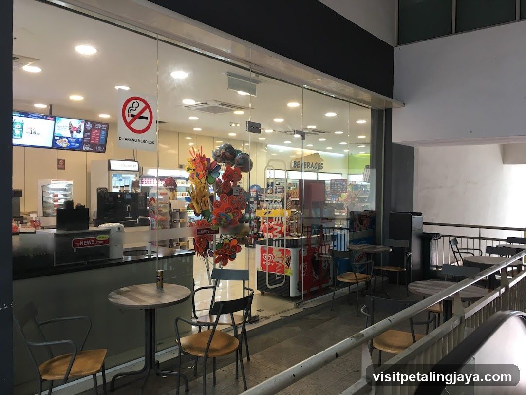 Convenience Store Interior View