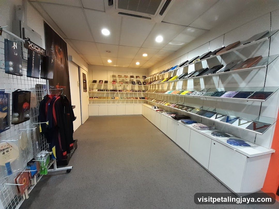 Interior of a retail store