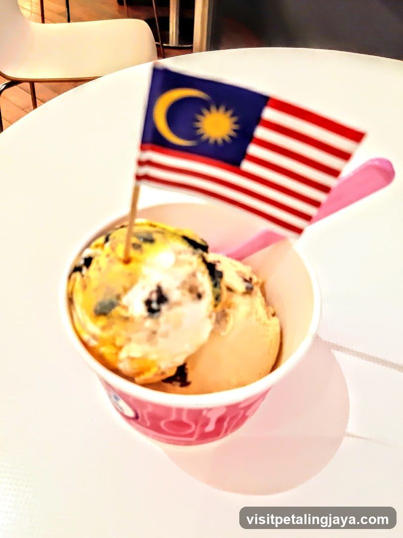 Malaysian Flag Ice Cream Cup
