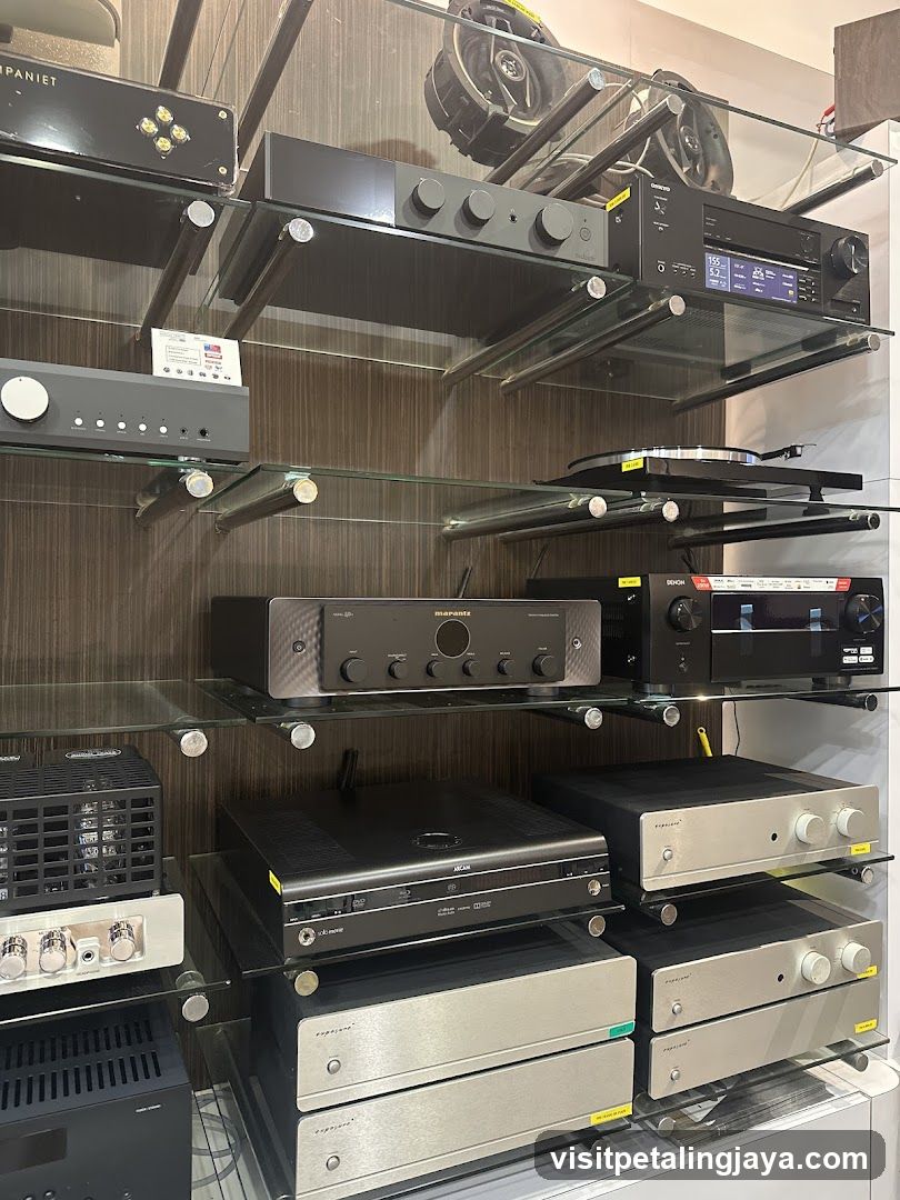 Audio Equipment Display Shelf