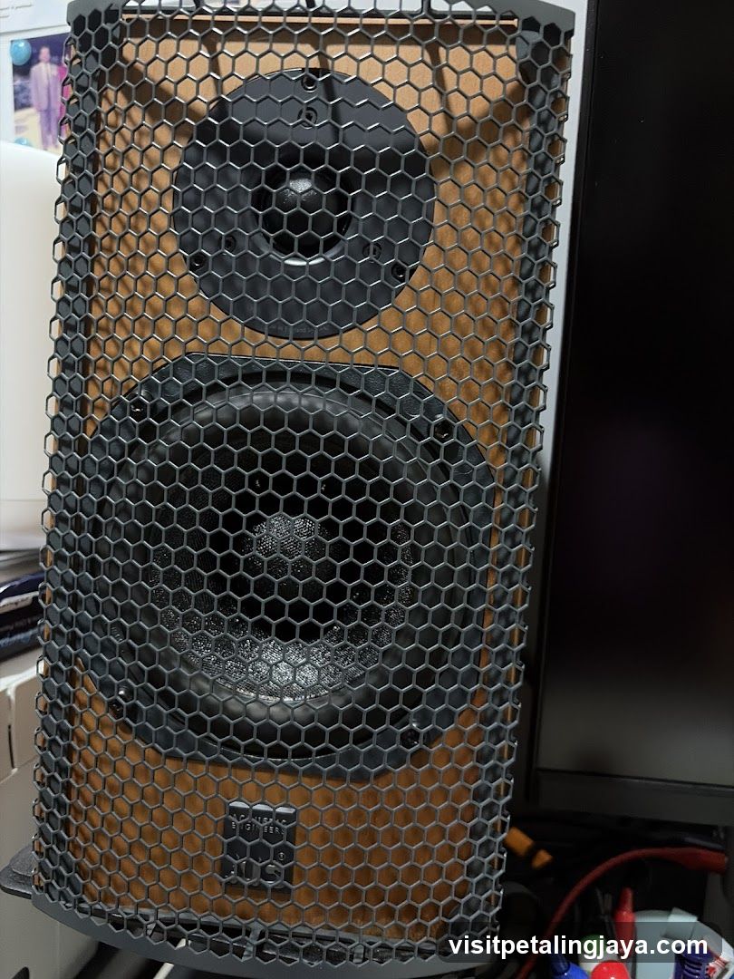 Speaker with Hexagonal Mesh Cover