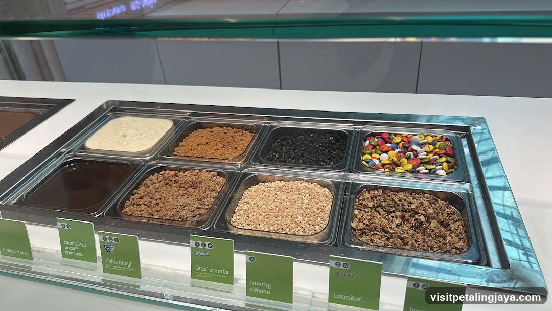 Ice Cream Toppings Display