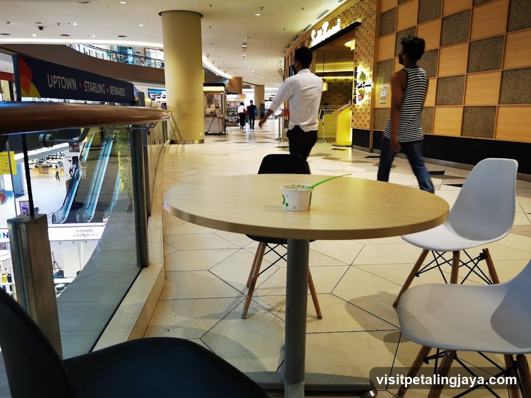 Mall Interior Seating Area