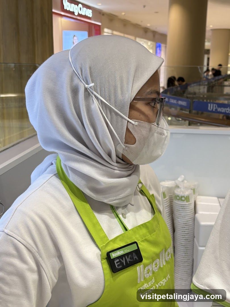 Staff Member in Store Uniform