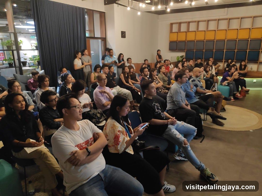 Audience at an indoor event or workshop