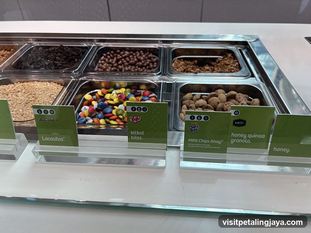 Gelato Toppings Display