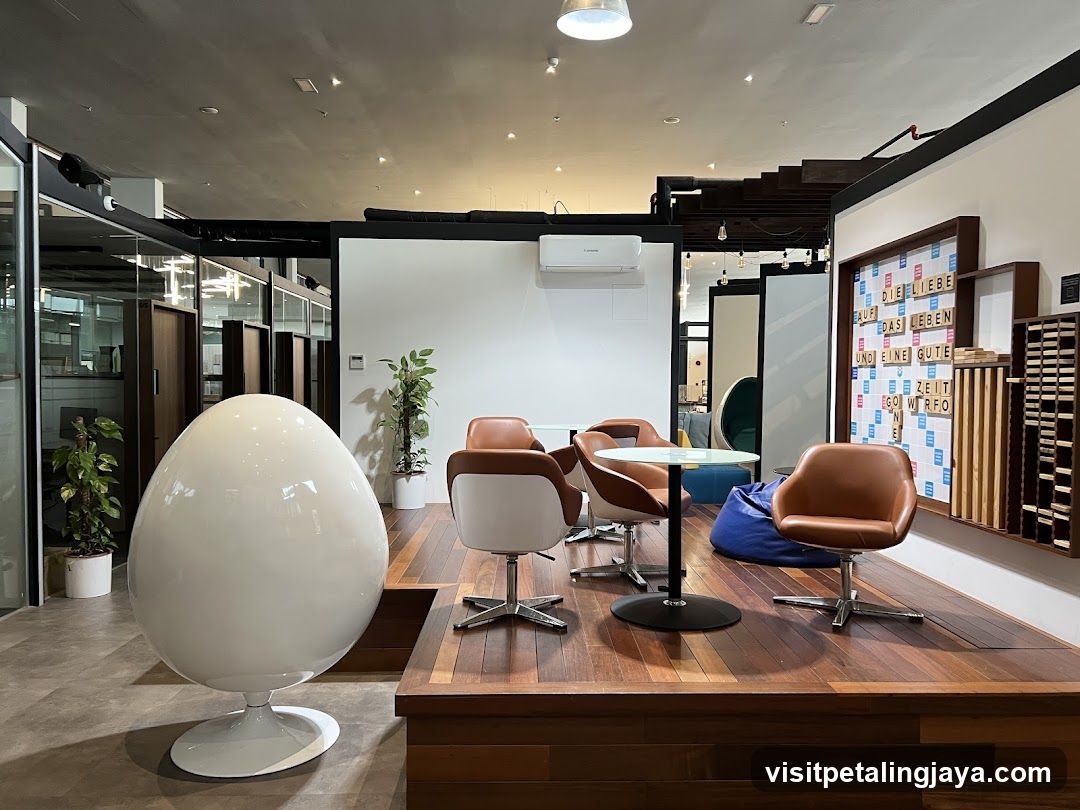 Modern Office Lounge Area