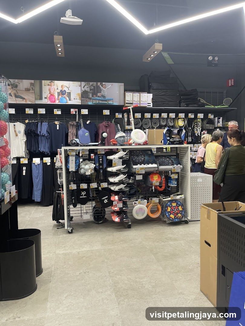 Sports Equipment Store Interior