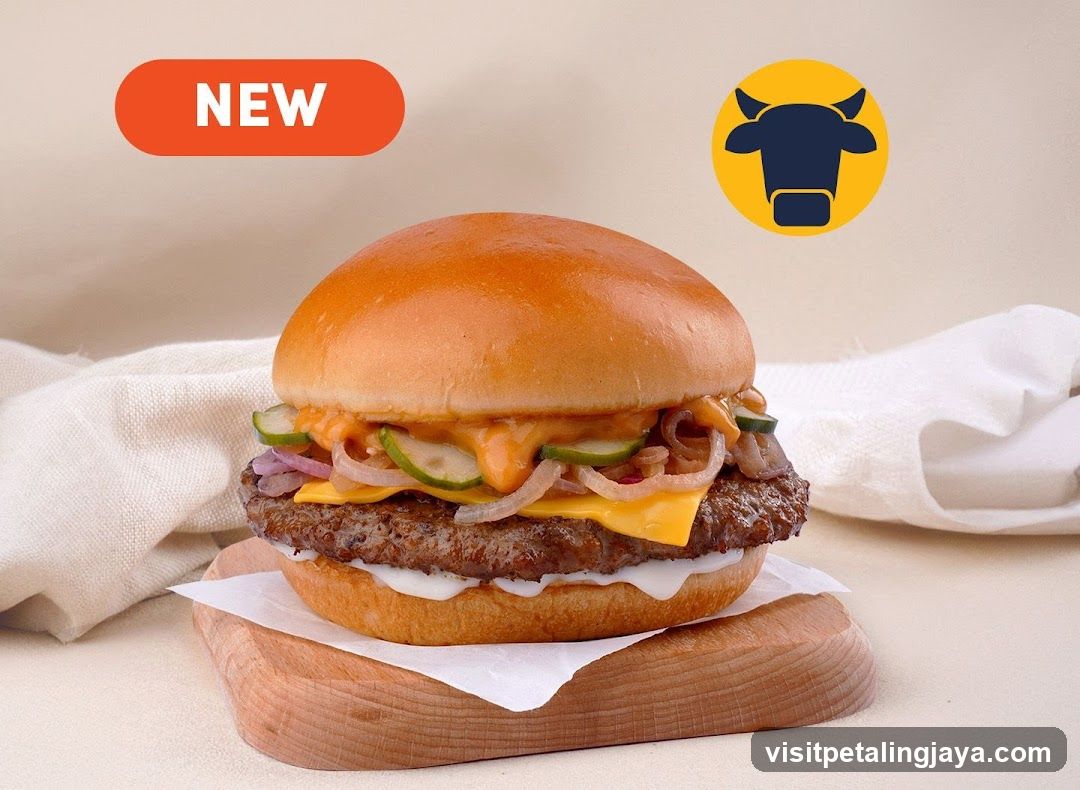 New Burger Product Advertisement